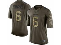 Nike Denver Broncos #6 Mark Sanchez Green Men's Stitched NFL Limited Salute To Service Jersey