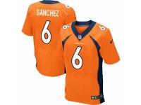 Nike Denver Broncos #6 Mark Sanchez Orange Team Color Men's Stitched NFL New Elite Jersey