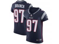 Nike Elite Alan Branch Navy Blue Men's Jersey - New England Patriots #97 NFL Vapor Untouchable Home