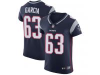 Nike Elite Antonio Garcia Navy Blue Men's Jersey - New England Patriots #63 NFL Vapor Untouchable Home