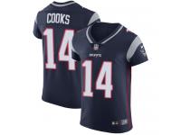 Nike Elite Brandin Cooks Navy Blue Men's Jersey - New England Patriots #14 NFL Vapor Untouchable Home