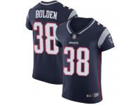 Nike Elite Brandon Bolden Navy Blue Men's Jersey - New England Patriots #38 NFL Vapor Untouchable Home