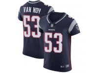 Nike Elite Kyle Van Noy Navy Blue Men's Jersey - New England Patriots #53 NFL Vapor Untouchable Home