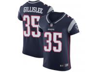 Nike Elite Mike Gillislee Navy Blue Men's Jersey - New England Patriots #35 NFL Vapor Untouchable Home