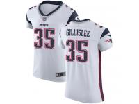 Nike Elite Mike Gillislee White Men's Jersey - New England Patriots #35 NFL Vapor Untouchable Road