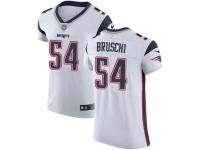 Nike Elite Tedy Bruschi White Men's Jersey - New England Patriots #54 NFL Vapor Untouchable Road