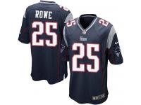 Nike Eric Rowe Game Navy Blue Home Youth Jersey - NFL New England Patriots #25