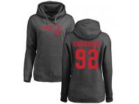 Nike James Harrison Ash One Color Women's - NFL New England Patriots #92 Pullover Hoodie