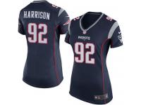 Nike James Harrison Game Navy Blue Home Women's Jersey - NFL New England Patriots #92