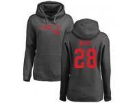 Nike James White Ash One Color Women's - NFL New England Patriots #28 Pullover Hoodie