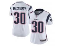 Nike Jason McCourty Limited White Road Women's Jersey - NFL New England Patriots #30 Vapor Untouchable