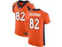 Nike Jeff Heuerman Elite Orange Home Men's Jersey - NFL Denver Broncos #82 Vapor Untouchable