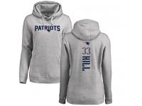 Nike Jeremy Hill Ash Backer Women's - NFL New England Patriots #33 Pullover Hoodie