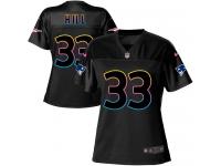 Nike Jeremy Hill Game Black Women's Jersey - NFL New England Patriots #33 Fashion