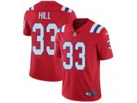 Nike Jeremy Hill Limited Red Alternate Men's Jersey - NFL New England Patriots #33 Vapor Untouchable