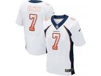 Nike John Elway Elite White Road Men's Jersey - NFL Denver Broncos #7 Drift Fashion