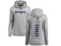 Nike John Hannah Ash Backer Women's - NFL New England Patriots #73 Pullover Hoodie