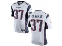 Nike Jordan Richards Game White Road Youth Jersey - NFL New England Patriots #37