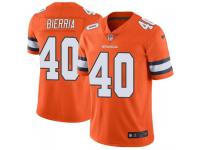 Nike Keishawn Bierria Denver Broncos Men's Limited Orange Color Rush Vapor Untouchable Jersey