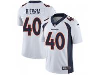 Nike Keishawn Bierria Denver Broncos Men's Limited White Vapor Untouchable Jersey