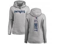 Nike Kenny Britt Ash Backer Women's - NFL New England Patriots #88 Pullover Hoodie