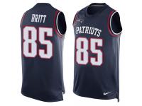 Nike Kenny Britt Navy Blue Men's Jer44sey - NFL New England Patriots #88 Player Name & Number Tank Top