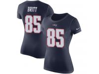 Nike Kenny Britt Navy Blue Rush Pride Name & Number Women's - NFL New England Patriots #88 T-Shirt