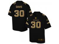 Nike Men Denver Broncos #30 Terrell Davis Pro Line Black Super Bowl 50 Fashion Jersey