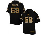 Nike Men Denver Broncos #58 Von Miller Pro Line Black Super Bowl 50 Fashion Jersey