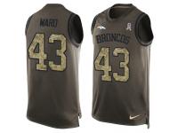 Nike Men NFL Denver Broncos #43 T.J. Ward Olive Salute To Service Tank Top