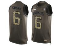 Nike Men NFL Denver Broncos #6 Mark Sanchez Olive Salute To Service Tank Top