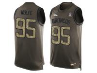 Nike Men NFL Denver Broncos #95 Derek Wolfe Olive Salute To Service Tank Top