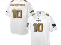 Nike Men NFL New England Patriots #10 Jimmy Garoppolo White Game Jersey