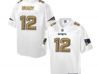 Nike Men NFL New England Patriots #12 Tom Brady White Game Jersey