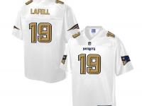 Nike Men NFL New England Patriots #19 Brandon LaFell White Game Jersey