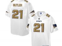 Nike Men NFL New England Patriots #21 Malcolm Butler White Game Jersey