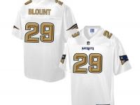 Nike Men NFL New England Patriots #29 LeGarrette Blount White Game Jersey