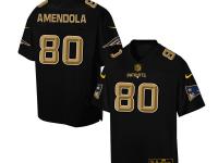 Nike Men NFL New England Patriots #80 Danny Amendola Black Game Jersey