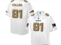 Nike Men NFL New England Patriots #91 Jamie Collins White Game Jersey