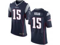 Nike Men's Chris Hogan Elite Navy Blue Home Jersey - New England Patriots NFL #15