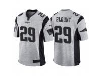 Nike New England Patriots #29 LeGarrette Blount 2016 Gridiron Gray II Men's NFL Limited Jersey