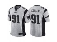 Nike New England Patriots #91 Jamie Collins 2016 Gridiron Gray II Men's NFL Limited Jersey