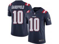 Nike Patriots #10 Jimmy Garoppolo Navy Blue Men Stitched NFL Limited Rush Jersey