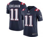 Nike Patriots #11 Julian Edelman Navy Blue Men Stitched NFL Limited Rush Jersey