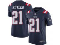 Nike Patriots #21 Malcolm Butler Navy Blue Men Stitched NFL Limited Rush Jersey