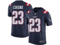 Nike Patriots #23 Patrick Chung Navy Blue Men Stitched NFL Limited Rush Jersey