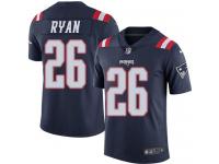 Nike Patriots #26 Logan Ryan Navy Blue Men Stitched NFL Limited Rush Jersey