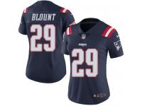 Nike Patriots #29 LeGarrette Blount Navy Blue Women Stitched NFL Limited Rush Jersey