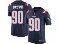 Nike Patriots #90 Malcom Brown Navy Blue Men Stitched NFL Limited Rush Jersey