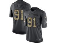 Nike Patriots #91 Jamie Collins Black Men Stitched NFL Limited 2016 Salute To Service Jersey